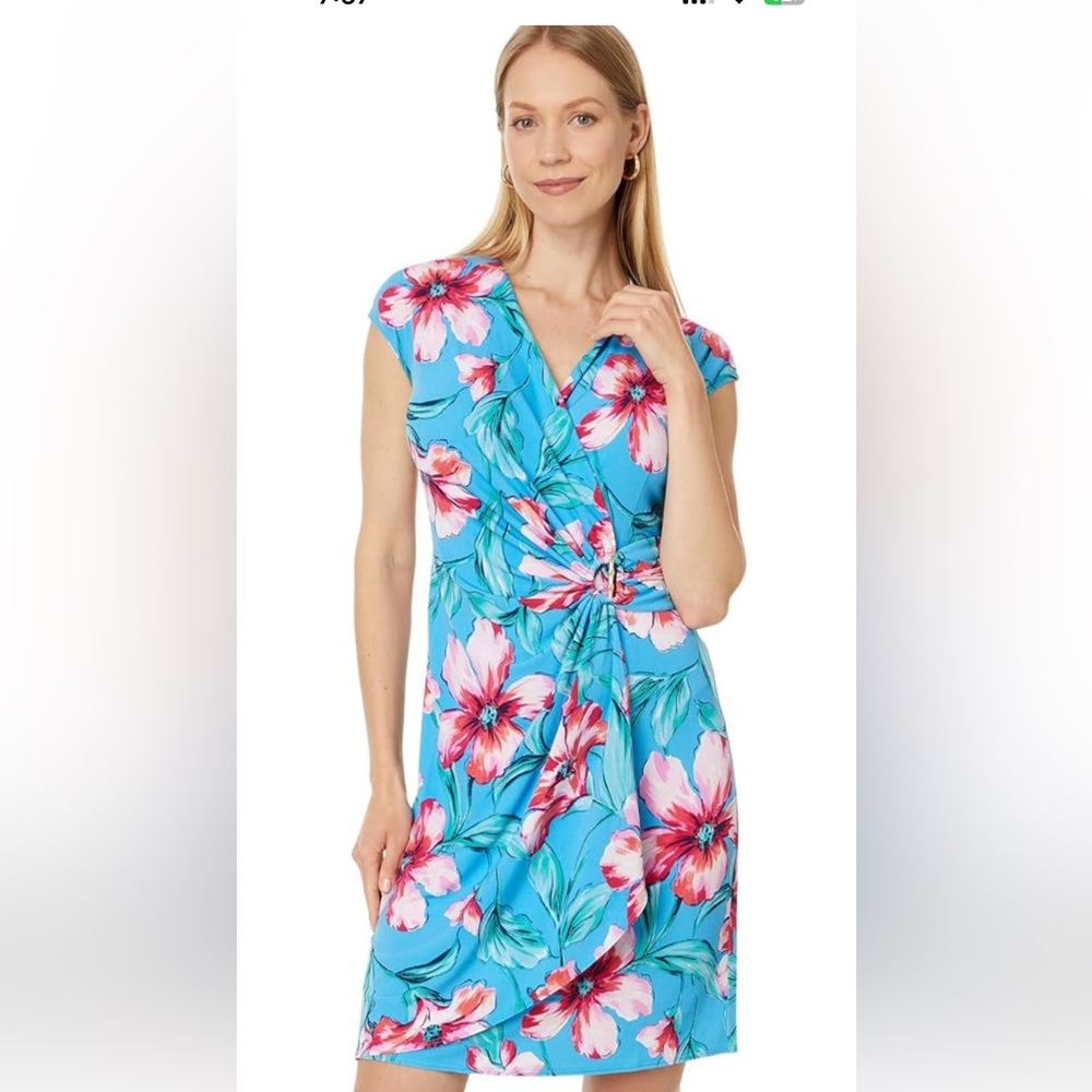 Tommy Bahama Dress,Resort wear beach floral  gauze XS. Swim coverups